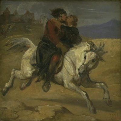 An Abduction Scene by Wilhelm Marstrand