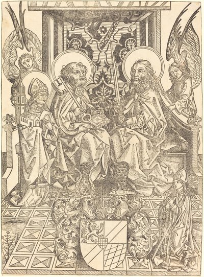 Saints Peter and Paul under a Canopy by Wilhelm Pleydenwurff