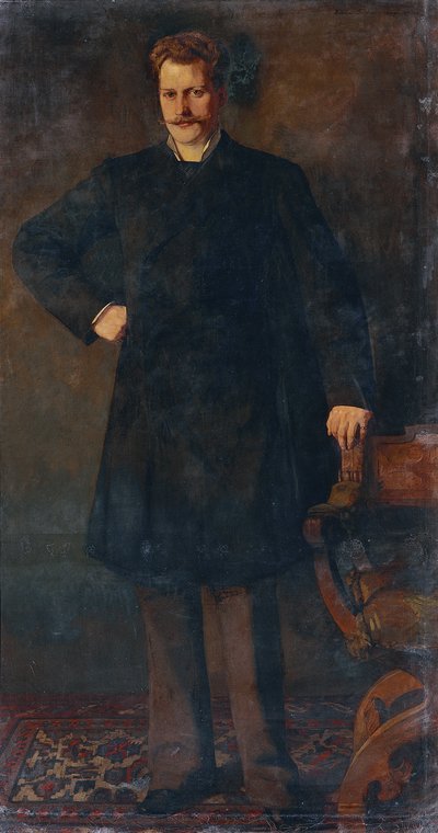 The Opera Singer Theodor Reichmann by Wilhelm Trübner