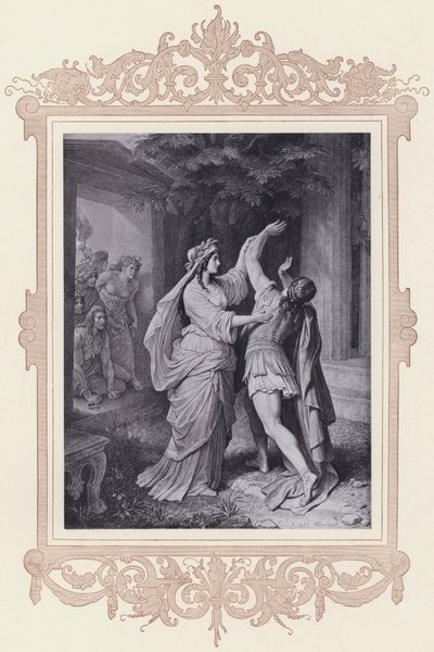 Iphigenie, Iphigenie Auf Tauris by Wilhelm von (after) Kaulbach