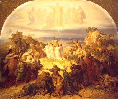 Crusaders Before Jerusalem by Wilhelm von Kaulbach