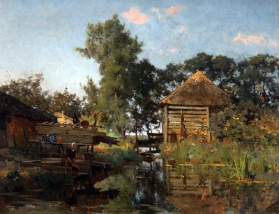 A Washerwoman by Willem Bastiaan Tholen