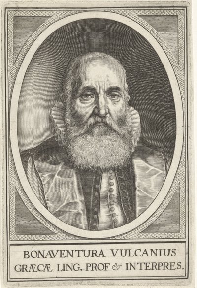 Portrait of Bonaventura Vulcanius by Willem Isaacsz. van Swanenburg