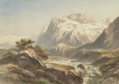Mountain Landscape by Willem Jan van den Berghe