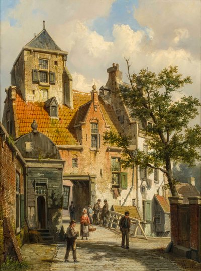 A View of Haarlem, 1891 by Willem Koekkoek