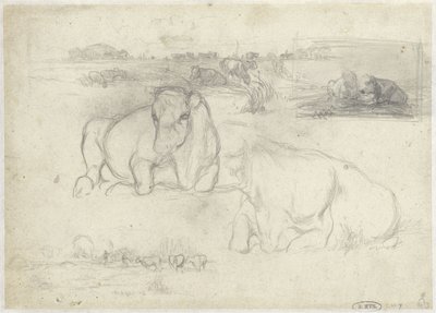 Sketches of Cows by Willem Maris