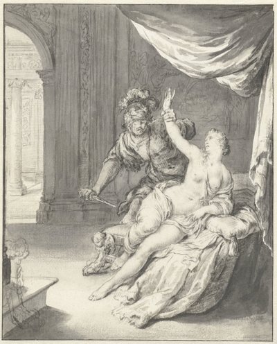 Tarquinius Threatens Lucretia by Willem Van Mieris