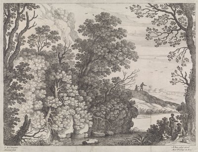 Forest Landscape (Italian Landscapes Series) by Willem van Nieulandt (II)