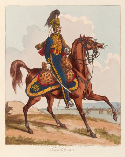 Tenth Hussars by William (after) Heath