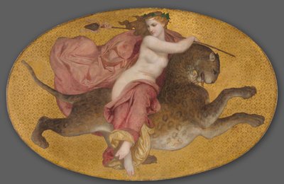 Bacchante on a Panther by William Adolphe Bouguereau