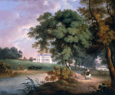 View of a House in Ireland by William Ashford