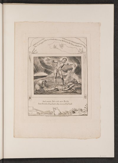 Satan Smiting Job with Boils by William Blake