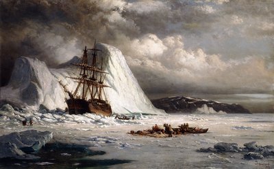 Icebound Ship by William Bradford