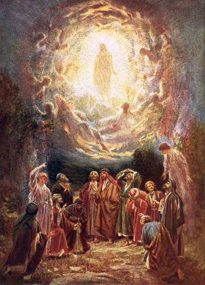 Jesus Ascending into Heaven by William Brassey Hole