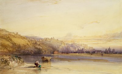 Banks of the River Saone, Lyon by William Callow