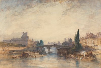 View of the Pont Royal by William Callow