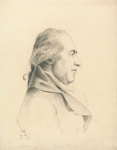 Portrait Study of Thomas Hearne by William Daniell