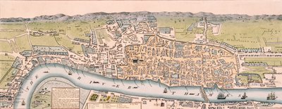 Map of London by William Darton