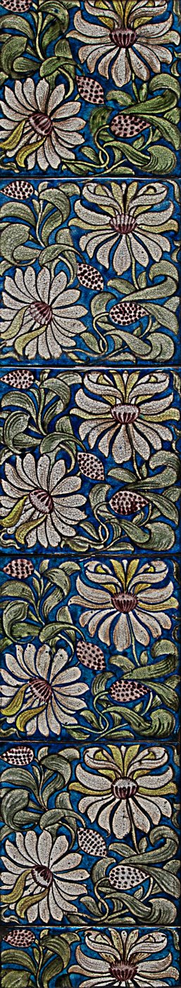 Honeysuckle Tile Panel by William de Morgan