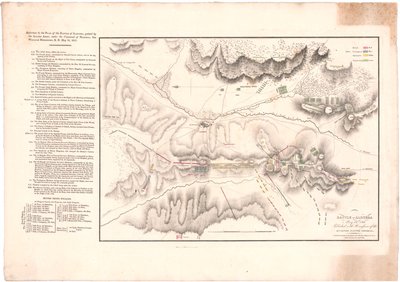 A Plan Showing the Battle of Albuera by William Faden