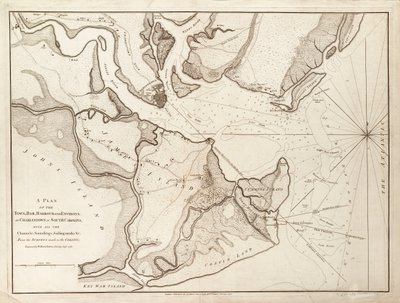 Plan of Charlestown, South Carolina by William Faden