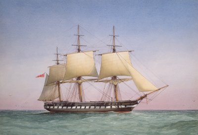 50-gun Frigate HMS 