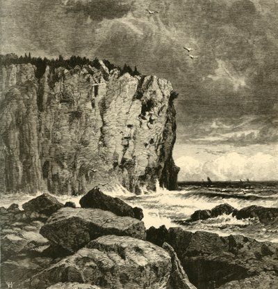 Cliff near Beaver Bay by William Hart