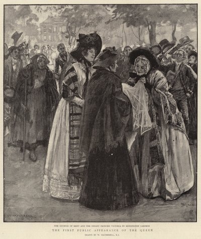 The First Public Appearance of the Queen by William Hatherell