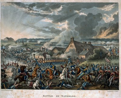 Battle of Waterloo by William Heath