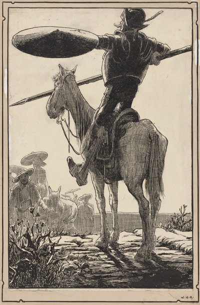 Don Quixote by William Heath Robinson