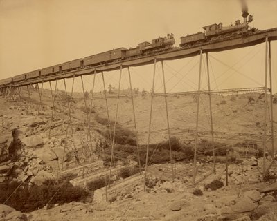 Dale Creek Bridge, Union Pacific Railway by William Henry Jackson