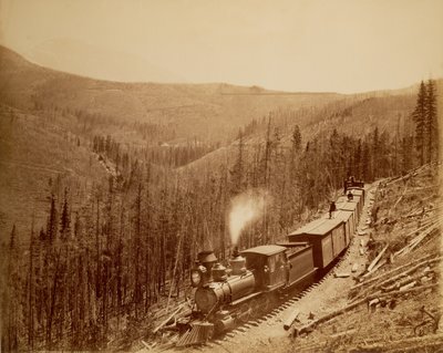 Marshall Pass, Westside by William Henry Jackson