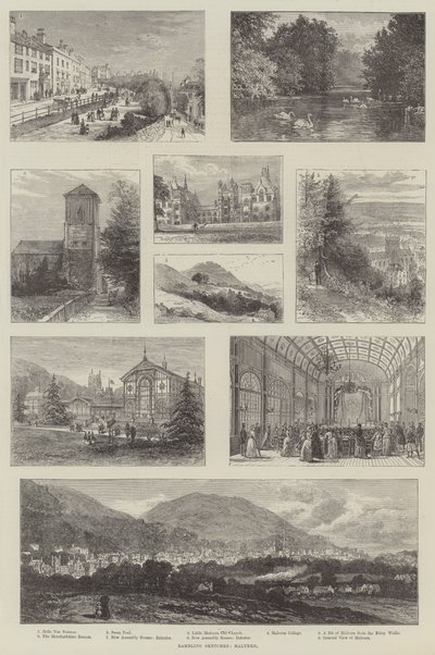 Rambling Sketches, Malvern by William Henry James Boot