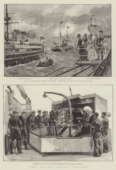 The Grand Naval Review by William Heysham Overend