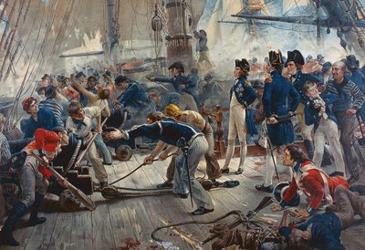 The Hero of Trafalgar by William Heysham Overend