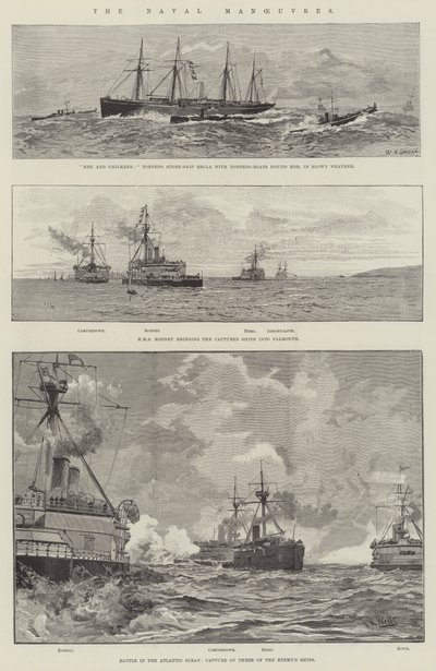 The Naval Manoeuvres by William Heysham Overend