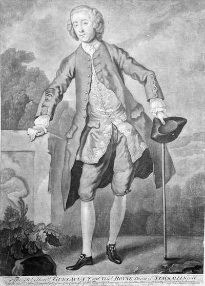 Gustavus Hamilton by William Hogarth