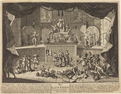 The Lottery by William Hogarth