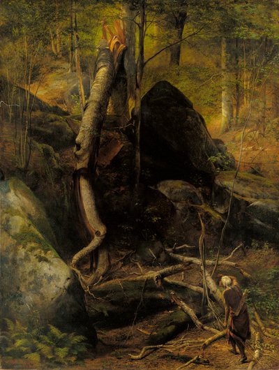 The Fallen Landmark, 1872 by William Holbrook Beard