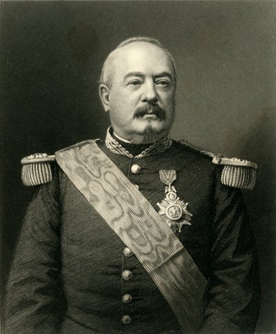 Marshal Bazaine by William Holl