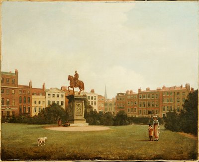 A View of Leicester Square by William James