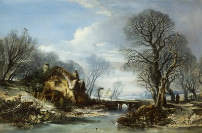 Winter Scene, Porlock by William James Muller