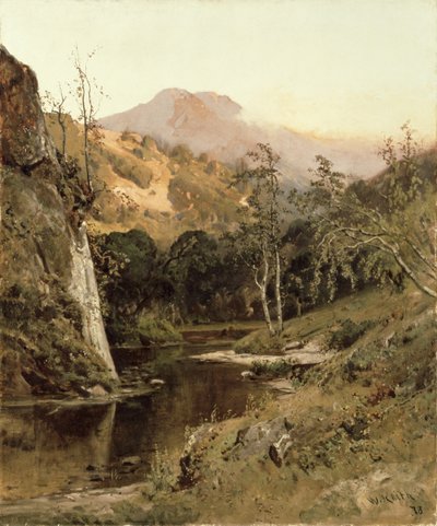 Mount Tamalpais from Lagunitas Creek by William Keith