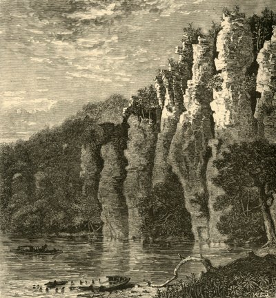 Anvil Cliff, 1872 by William Ludwell Sheppard