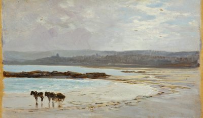 Beach at Low Tide: Evening by William Matthew Hale