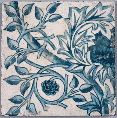 Blue Floral Motif by William Morris