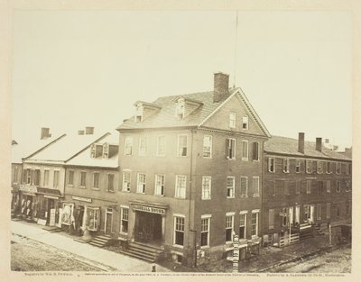 Marshall House, Alexandria, Virginia, August 1862 by William R. Pywell