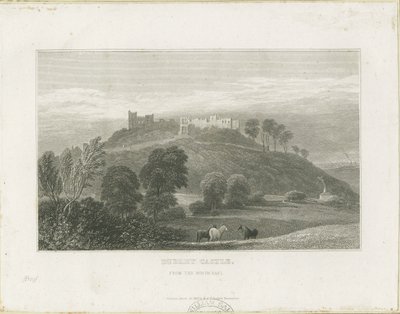 Dudley Castle (engraving) by William Radclyffe