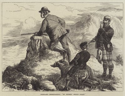 Highland Deerstalking, By George! missed again by William Ralston