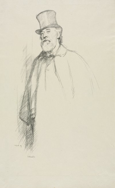 Alphonse Legros by William Rothenstein